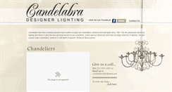 Desktop Screenshot of candelabralighting.co.za